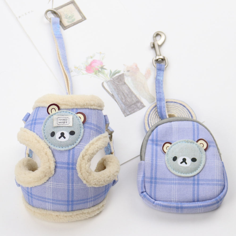 Autumn And Winter Soft Pet Dog Harnesses