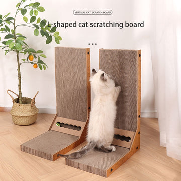 Detachable Cat Scratcher Board L-Shaped Furniture