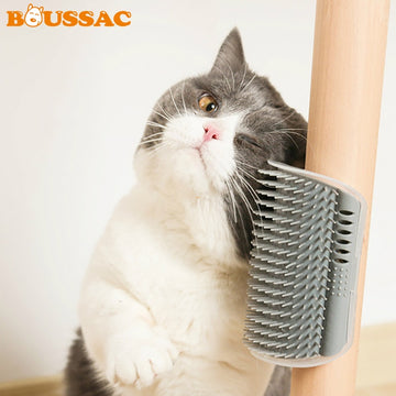 Cat Corner Scratching Rubbing Brush